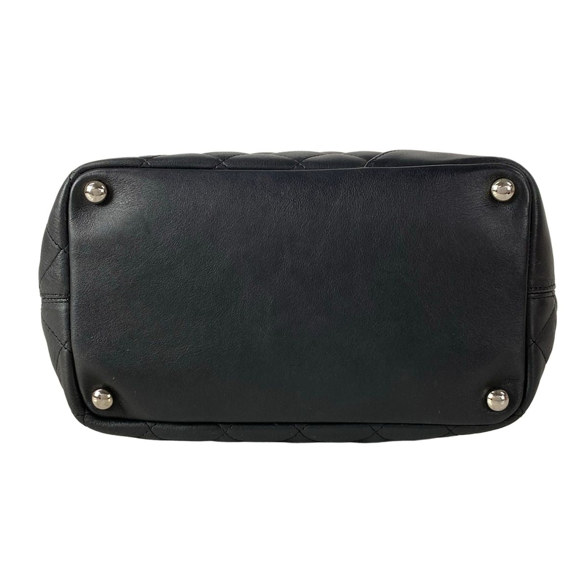 Chanel Tote Bag Cambon Line Medium Black Leather — view 5