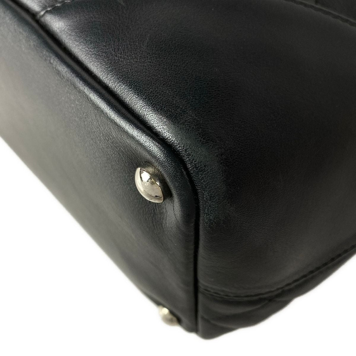 Chanel Tote Bag Cambon Line Medium Black Leather — view 6