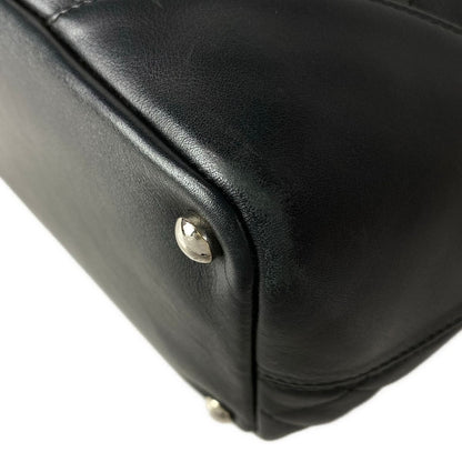 Chanel Tote Bag Cambon Line Medium Black Leather — view 6