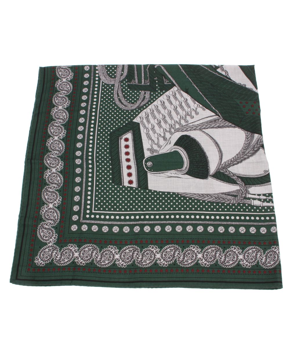 Hermes Shawl Carre 140 Geant Zouaves Et Dragons Scarf — view 4