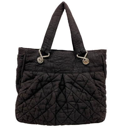 Chanel Tote Bag Black Cotton — view 3