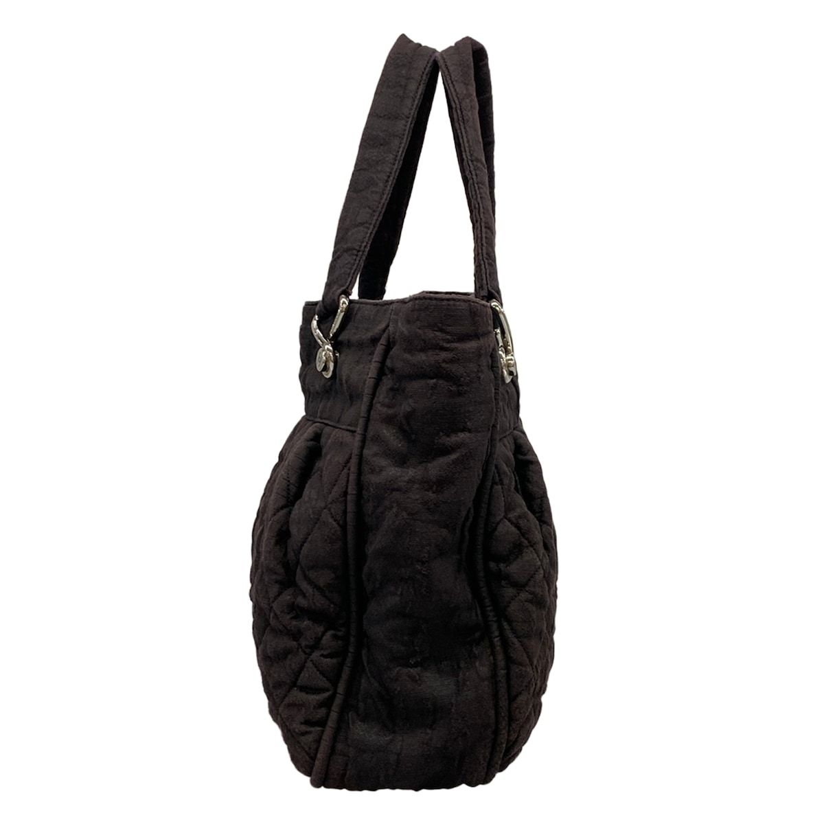Chanel Tote Bag Black Cotton — view 4