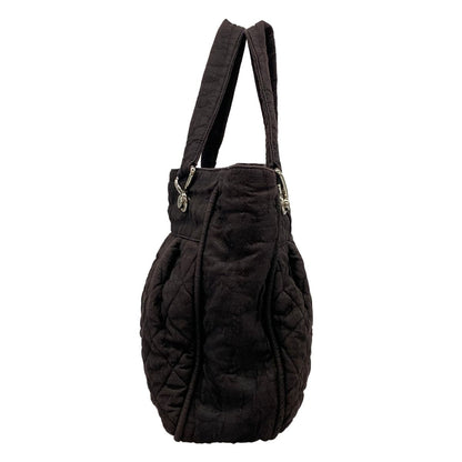 Chanel Tote Bag Black Cotton — view 4