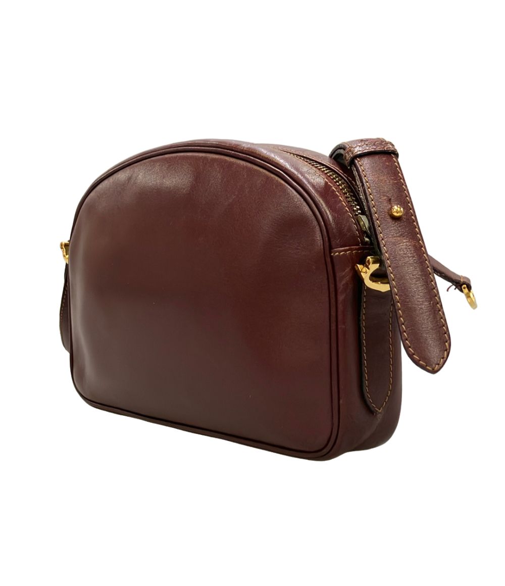 Cartier Shoulder Bag Burgundy — view 3
