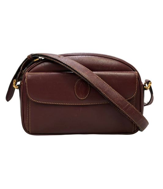 Cartier Shoulder Bag Burgundy