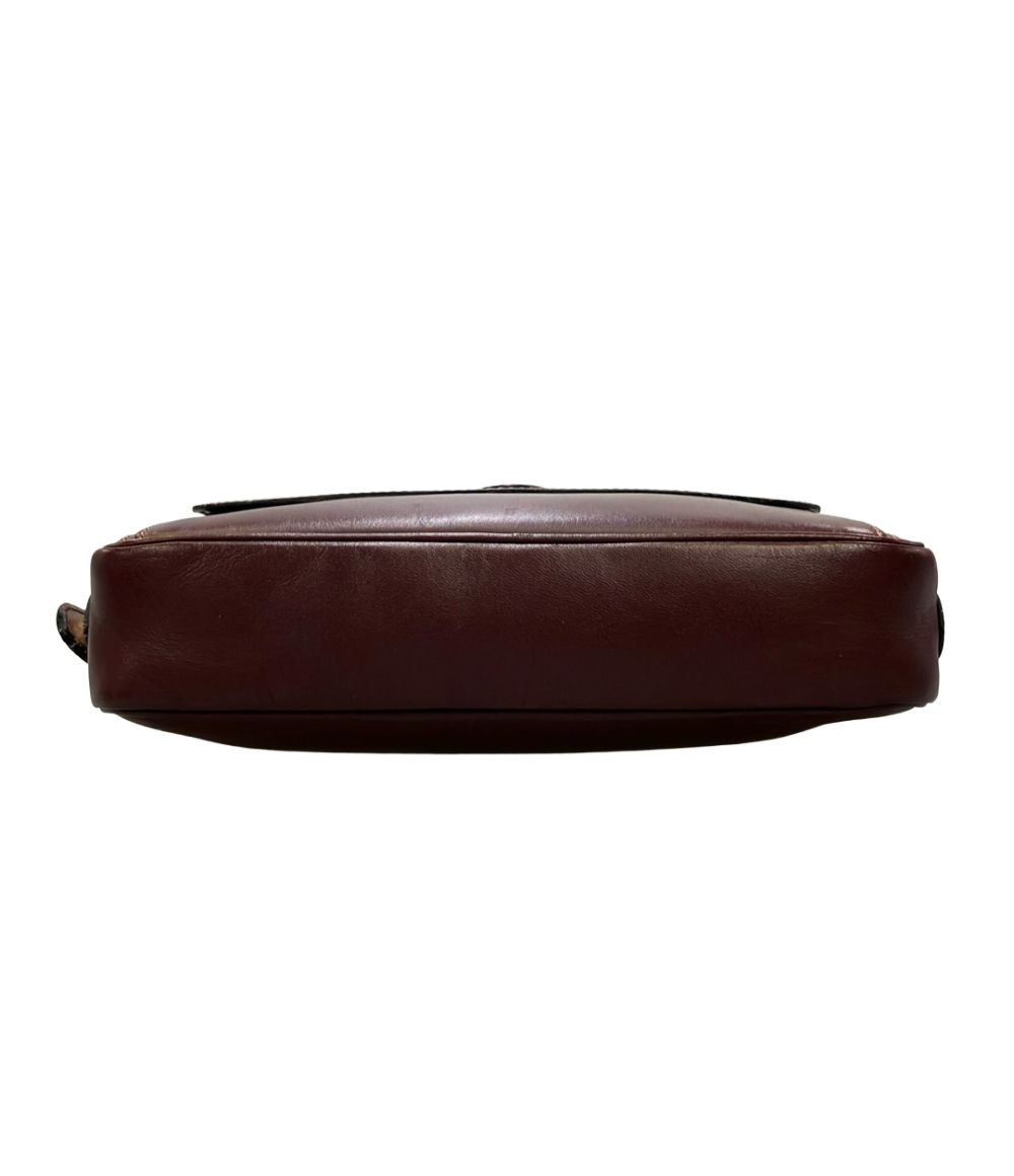 Cartier Shoulder Bag Burgundy — view 4