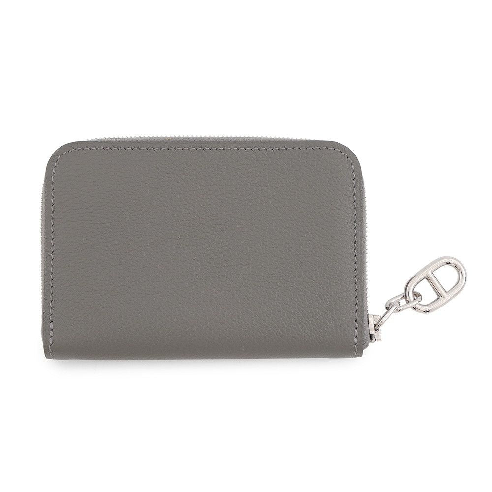 Hermes Coin Purse Zipengo Compact Gris Meyer Silver Evercolor — view 3