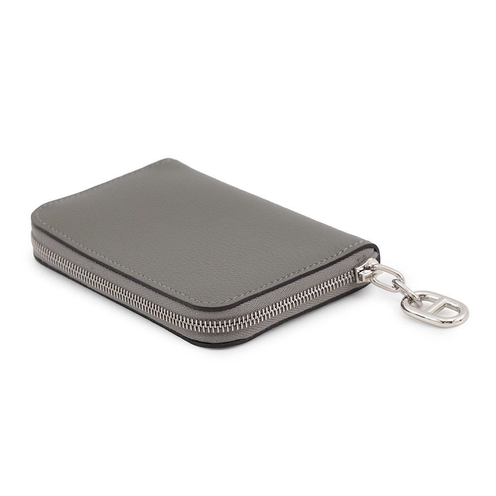 Hermes Coin Purse Zipengo Compact Gris Meyer Silver Evercolor — view 2