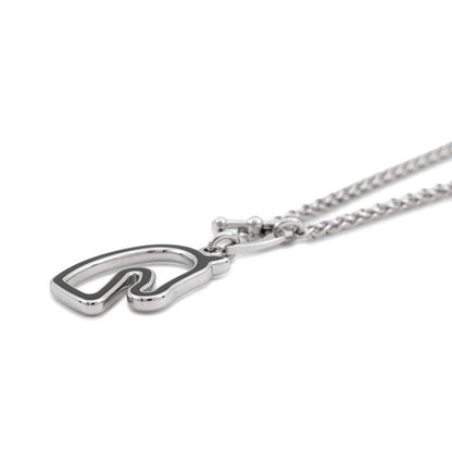 Hermes Necklace Tonnerre Small Black Silver — view 2