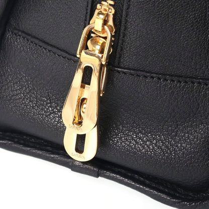 Loewe Amazona 28 Boston Bag Black Leather Gold — view 8