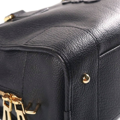 Loewe Amazona 28 Boston Bag Black Leather Gold — view 5