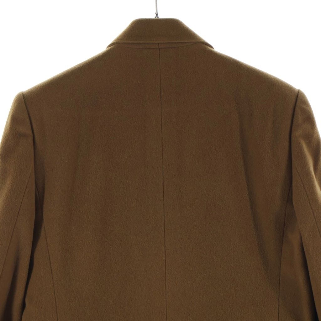 Hermes Cashmere Double Long Coat Brown 38 — view 4