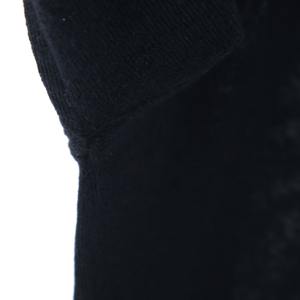 Chanel Turtleneck Knit Black Cotton Sweater — view 6