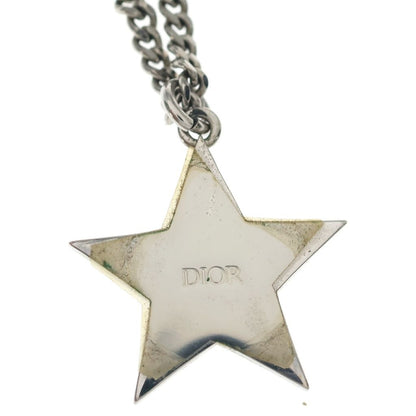 Dior Star Necklace Silver Metal — view 3