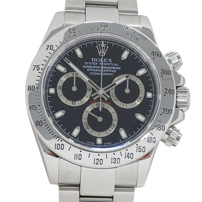 Rolex Cosmograph Daytona Watch Automatic Stainless Steel Silver Black — view 2