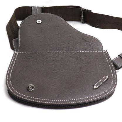 Dior Saddle Belt Bag Brown Gray — view 5