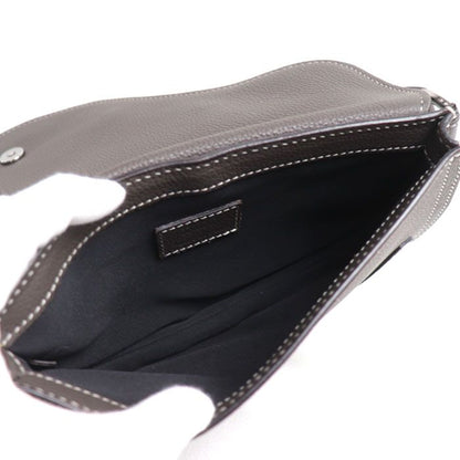 Dior Saddle Belt Bag Brown Gray — view 4