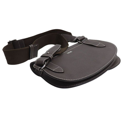 Dior Saddle Belt Bag Brown Gray — view 3