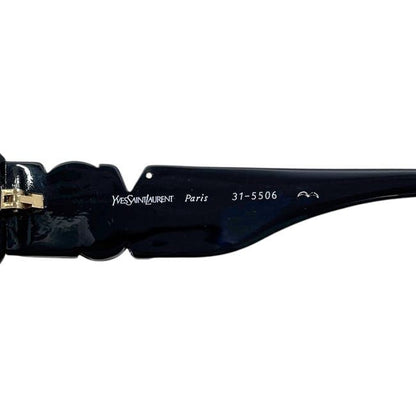 Saint Laurent Sunglasses YSL Acetate Black Logo Eyewear — view 4