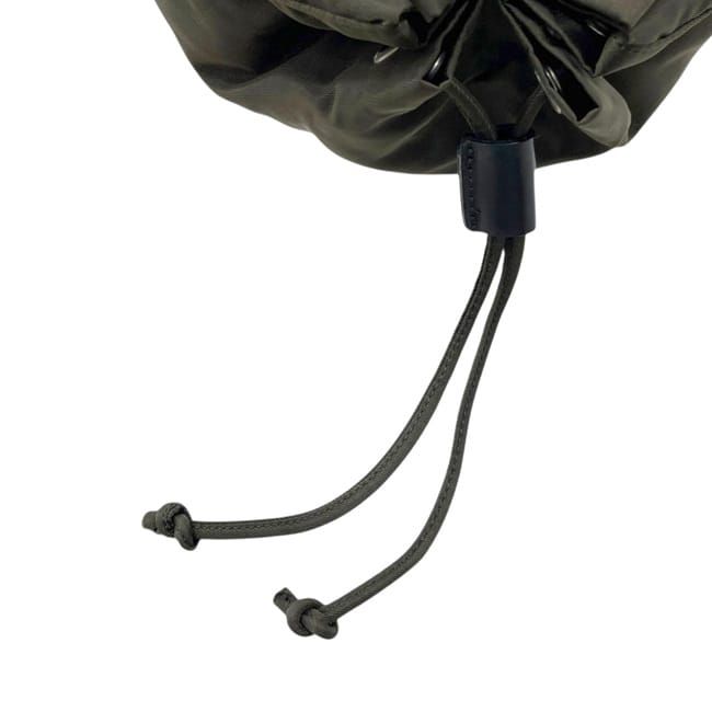 Prada Pouch Drawstring Vera 7 Nylon Tundra Khaki Green Deep — view 7