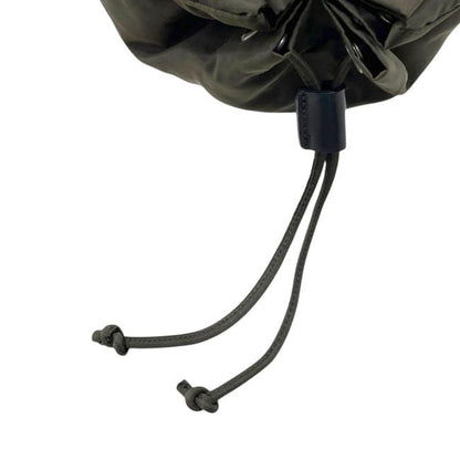 Prada Pouch Drawstring Vera 7 Nylon Tundra Khaki Green Deep — view 7