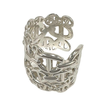 Hermes Chaine D'ancre Enchainee TGM Bangle 925 Sterling Silver Bracelet — view 3