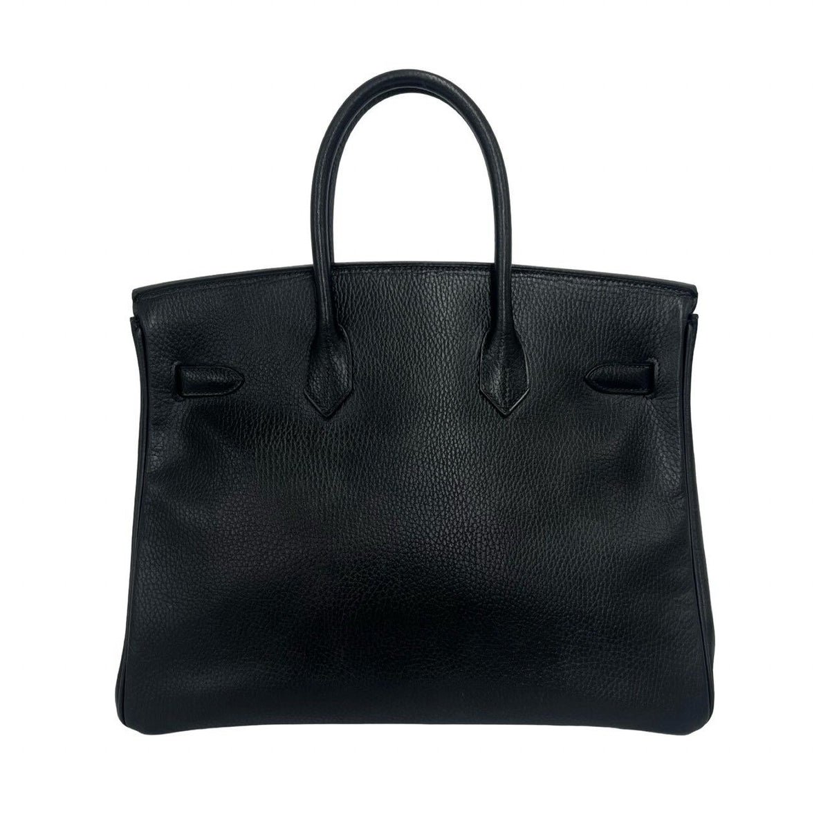 Hermes Bag with Key Vintage Birkin 35 Ardennes Leather Handbag Business Bag — view 3