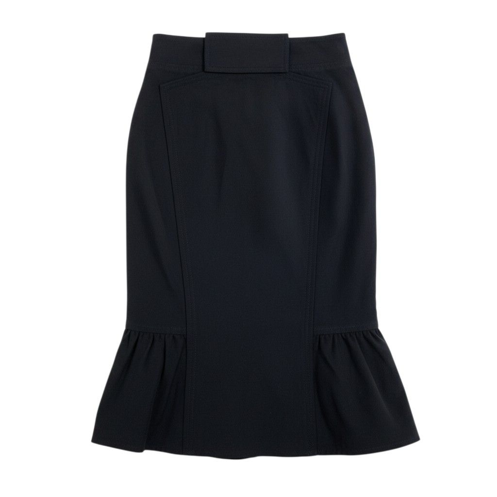 Gucci Tom Ford Era Y2k Skirt Black Nylon 42