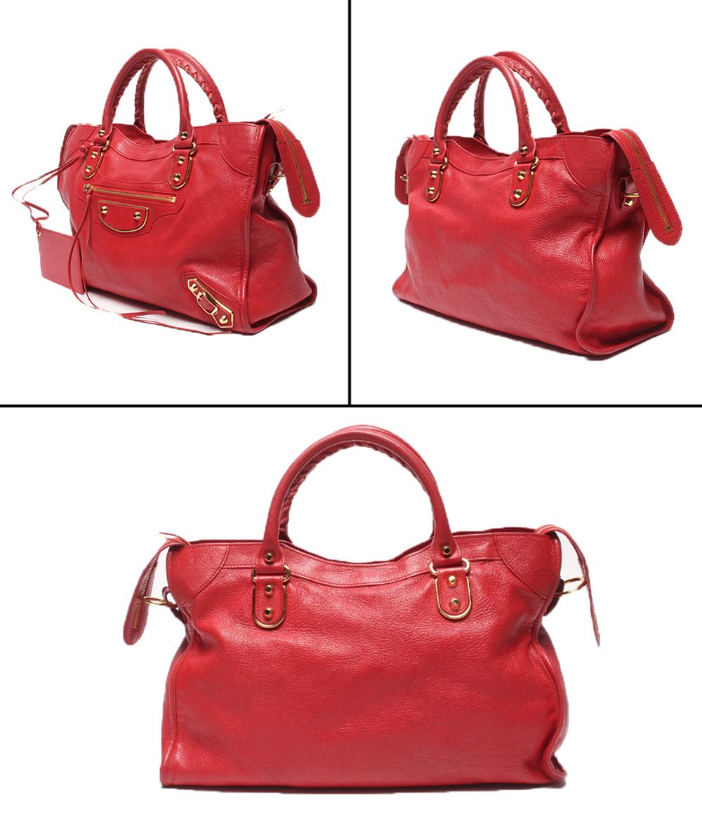Balenciaga 2-Way Shoulder Bag Classic Metallic Edge City — view 2