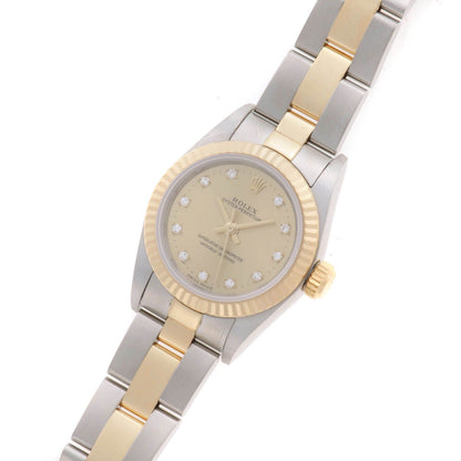 Rolex Oyster Perpetual Watch Stainless Steel Champagne Dial Automatic — view 2