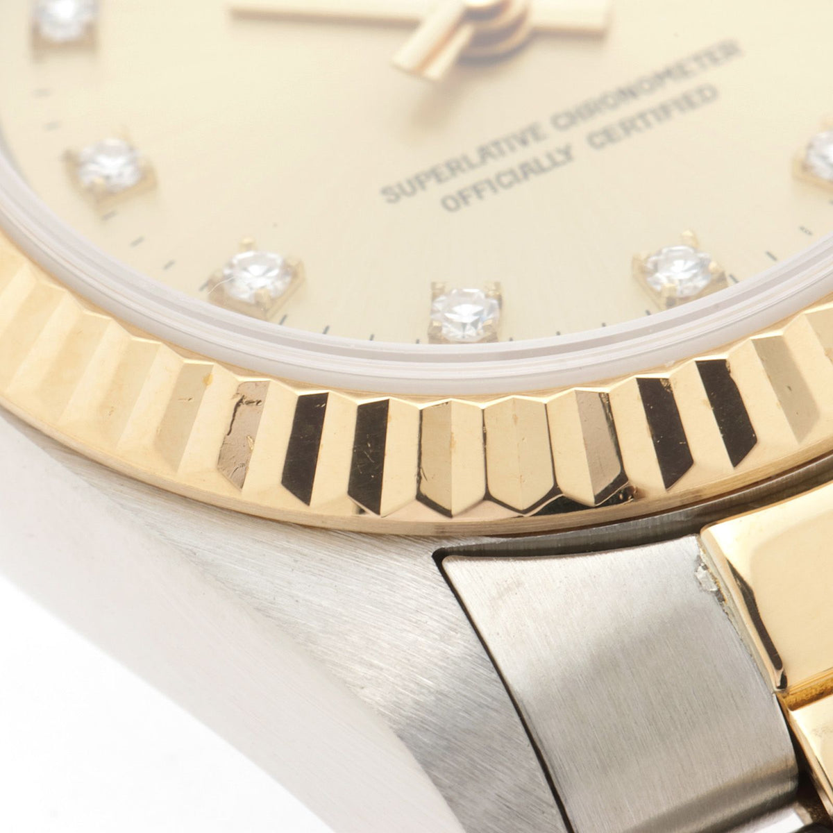 Rolex Oyster Perpetual Watch Stainless Steel Champagne Dial Automatic — view 6