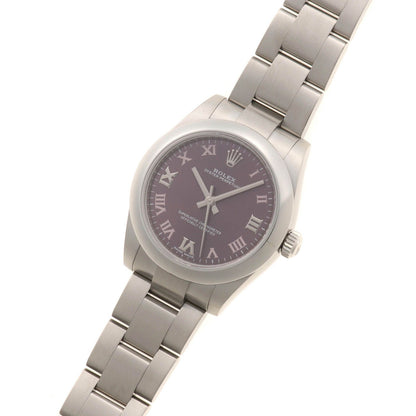 Rolex Oyster Perpetual Watch Stainless Steel Red Gray Dial Automatic — view 2