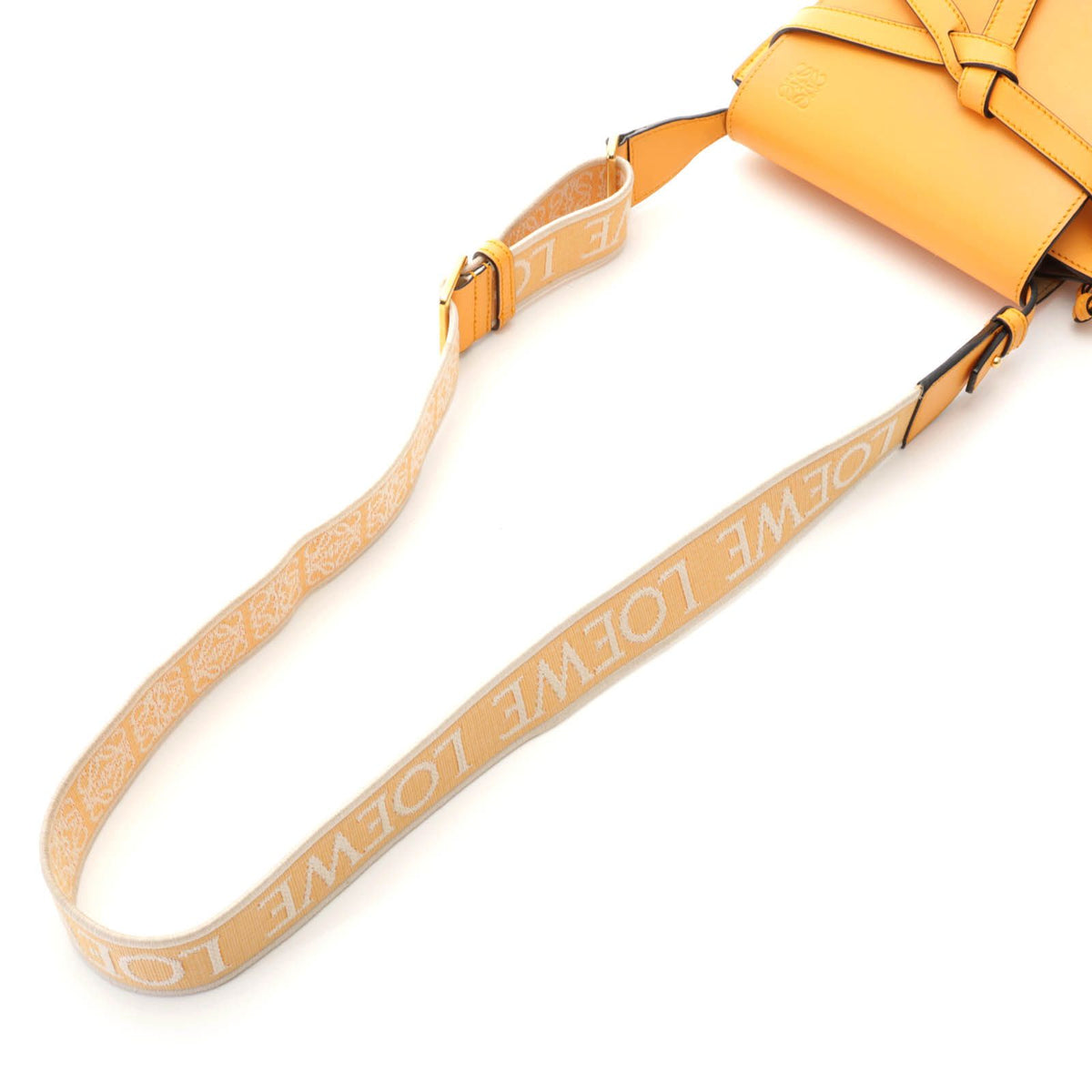 Loewe Gate Dual Mini Mandarin Leather Shoulder Bag — view 4