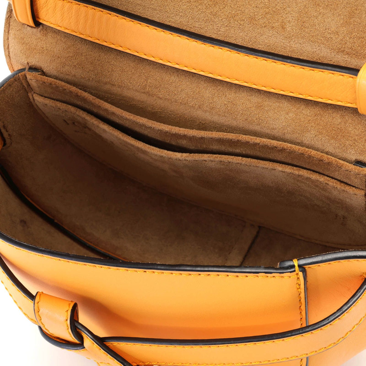 Loewe Gate Dual Mini Mandarin Leather Shoulder Bag — view 8