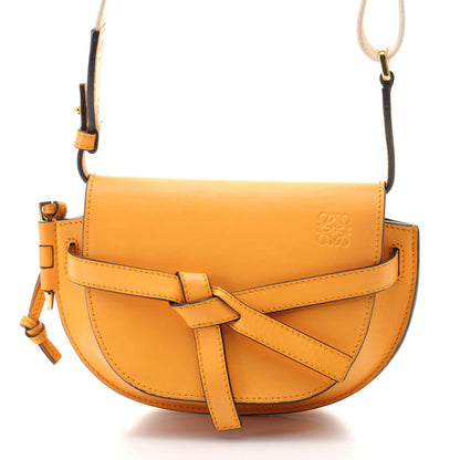 Loewe Gate Dual Mini Mandarin Leather Shoulder Bag
