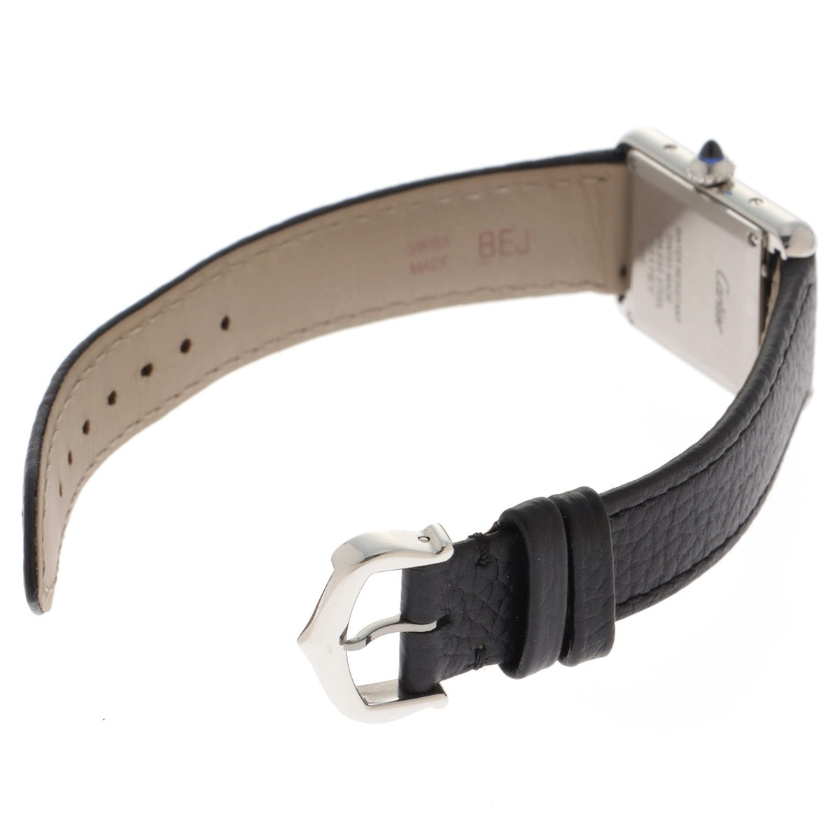 Cartier Tankmust de SM Watch Stainless Steel Silver Dial Quartz — view 3