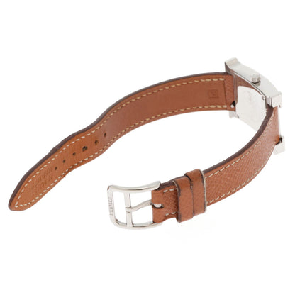 Hermes H Watch Stainless Steel White Dial Quartz — view 3