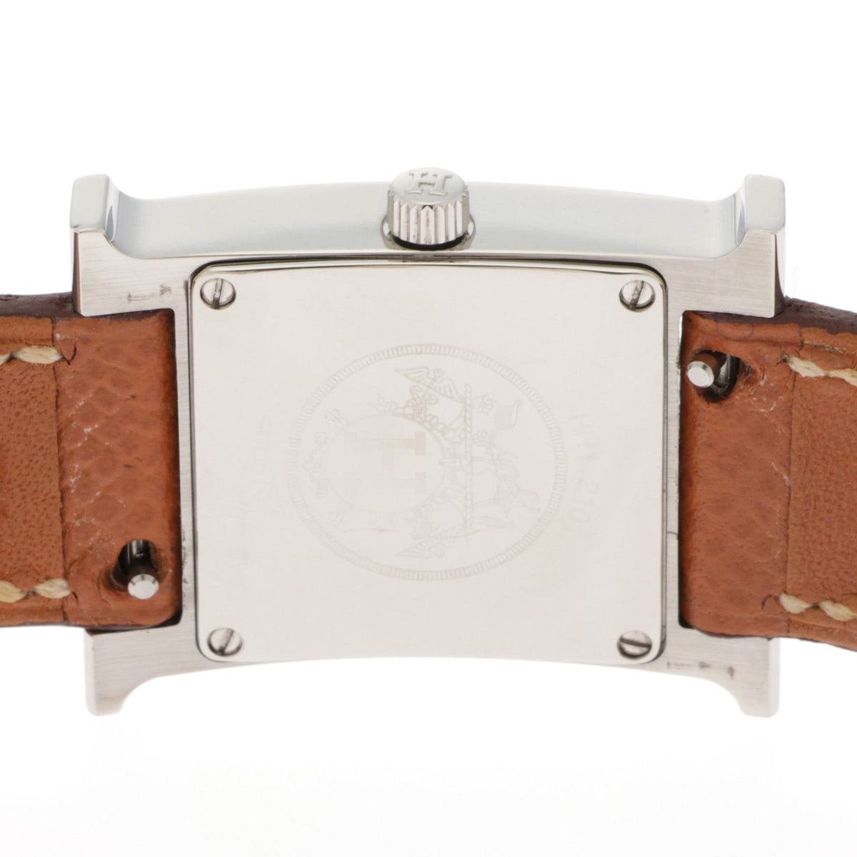Hermes H Watch Stainless Steel White Dial Quartz — view 4