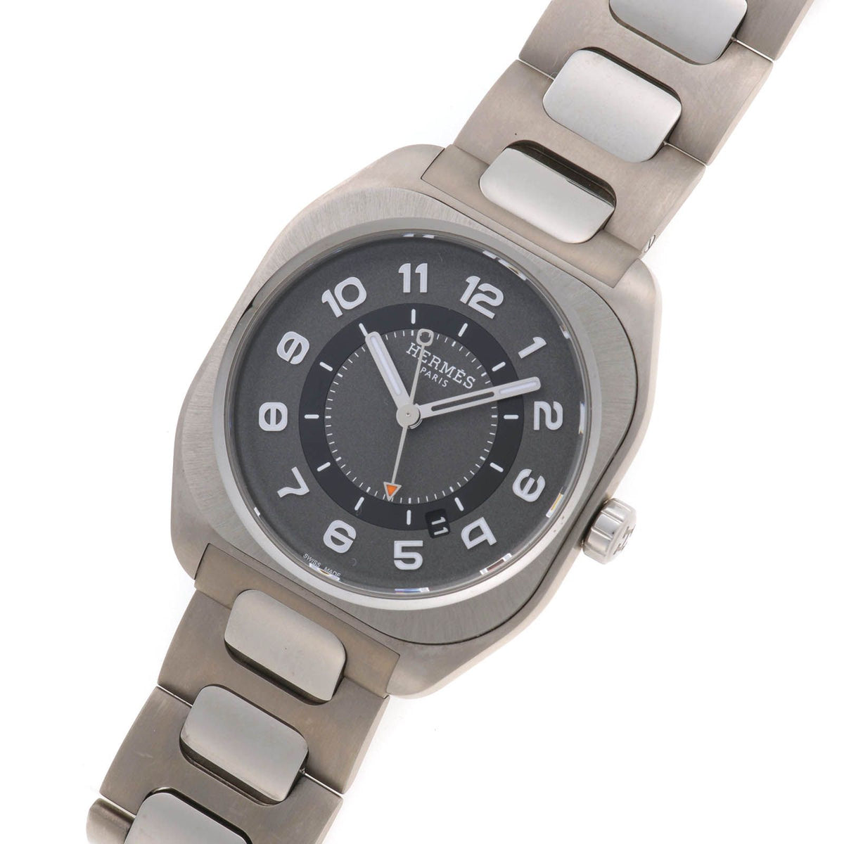 Hermes 42 Watch Titanium Gray Dial Automatic — view 2