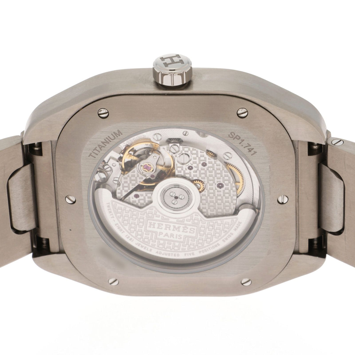 Hermes 42 Watch Titanium Gray Dial Automatic — view 5