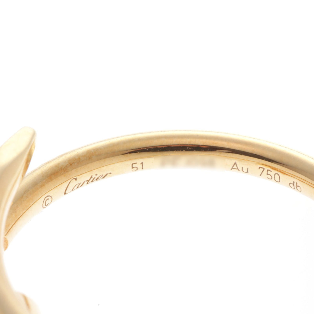 Cartier Juste un Clou Ring Small 51 18k Yellow Gold — view 3