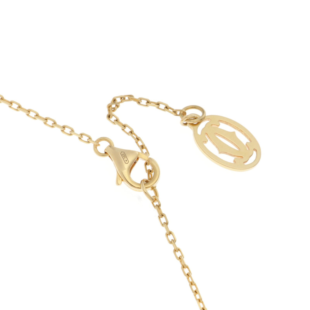 Cartier D'amour Pendant Small Single Diamond Necklace 18k Yellow Gold — view 3