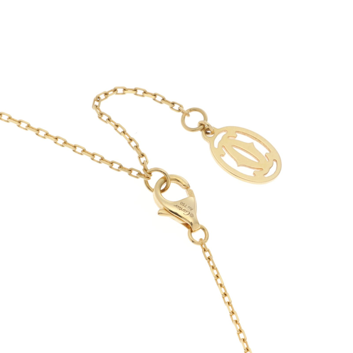 Cartier D'amour Pendant Small Single Diamond Necklace 18k Yellow Gold — view 4