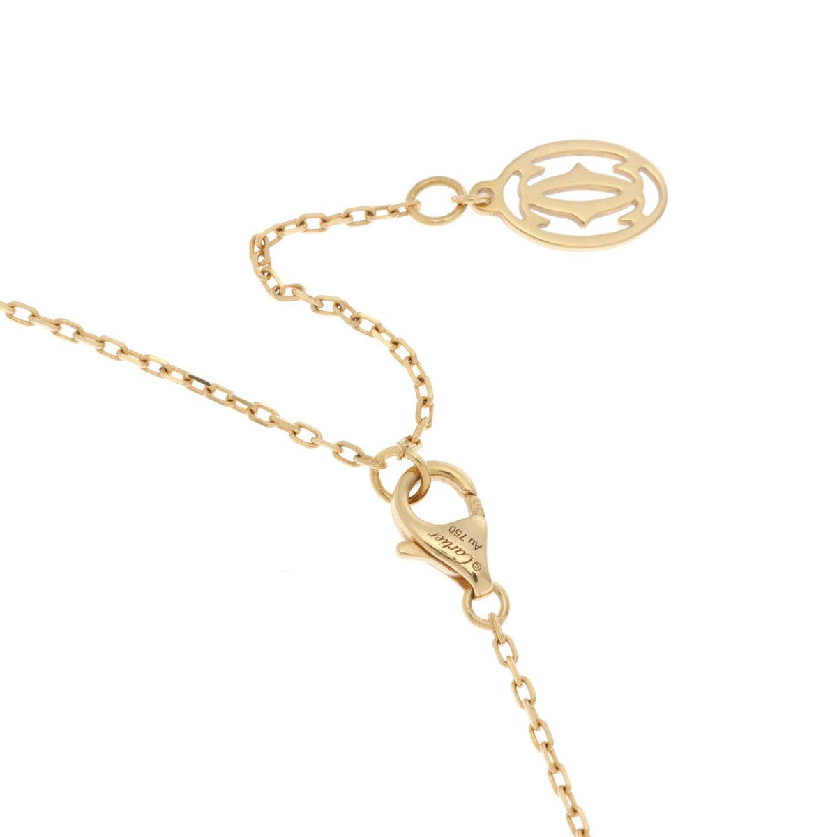Cartier D'amour Pendant Small Single Diamond Necklace 18k Yellow Gold — view 3