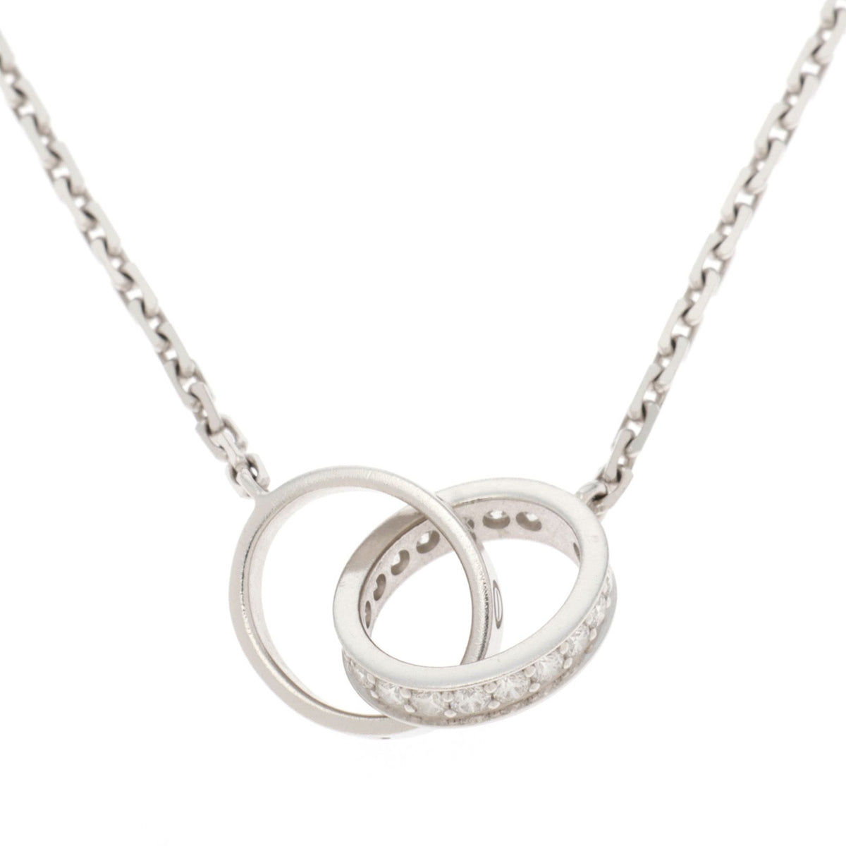 Cartier Baby Love NC WG D Necklace 18k White Gold 18k Silver