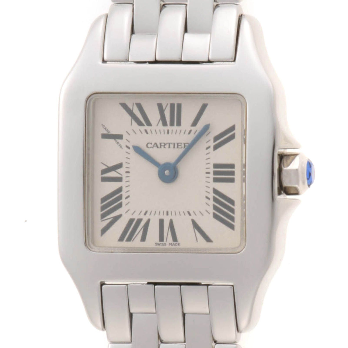 Cartier Santos Demoiselle SM Watch Stainless Steel White Rome