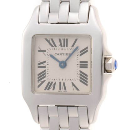 Cartier Santos Demoiselle SM Watch Stainless Steel White Rome