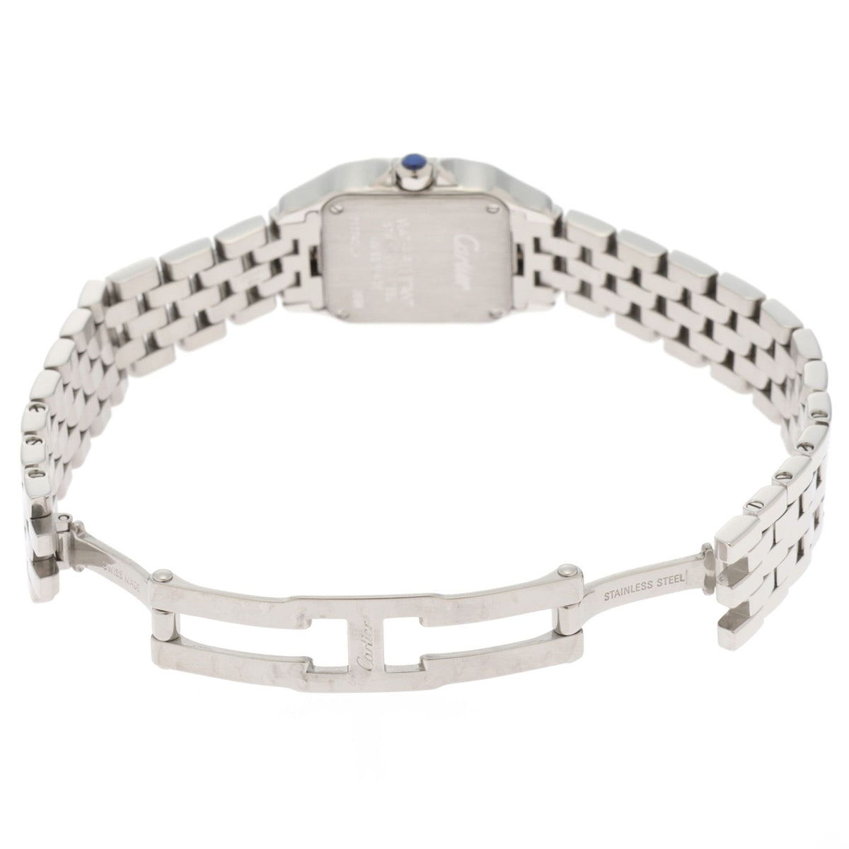 Cartier Santos Demoiselle SM Watch Stainless Steel White Rome — view 4