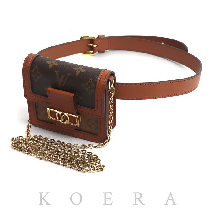 Louis Vuitton Dauphine BB Shoulder Bag Monogram Reverse Brown