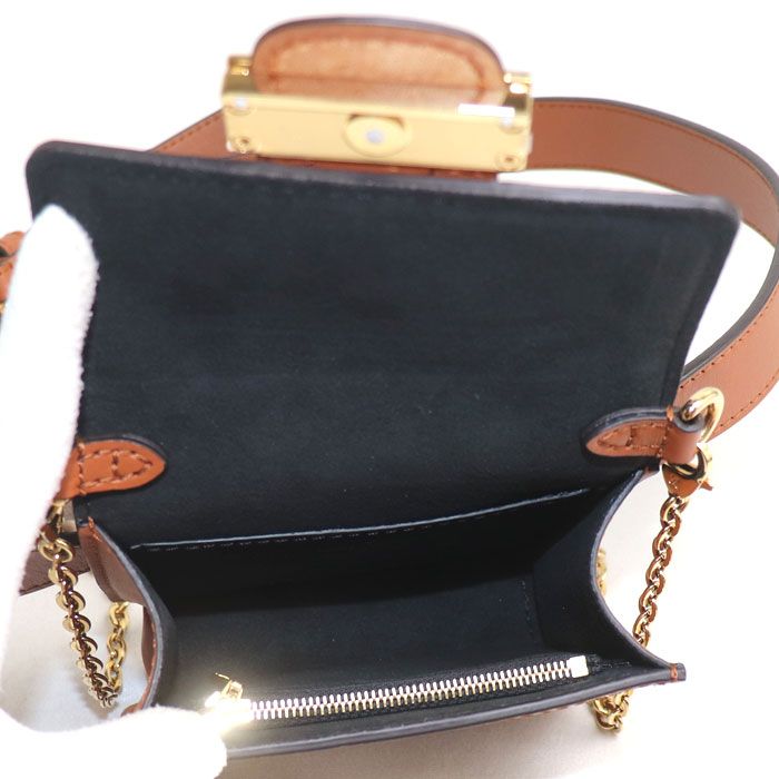 Louis Vuitton Dauphine BB Shoulder Bag Monogram Reverse Brown — view 4